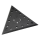 Hook-and-loop triangular backing pad