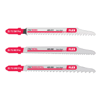 Range of jigsaw blades for wood, metal, disassembly