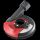 Extraction hood with pivoting edge segment