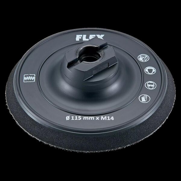 Hook-and-loop backing pad Ø 115, Bowl