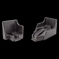 Insert carrying case head/handle retainer