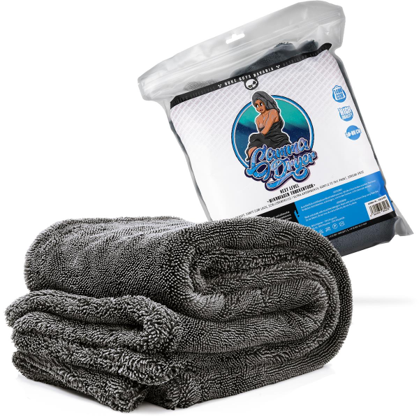 Nuke Guys - Gamma Dryer XXL - Mikrofaser Trockentuch  - 1400 GSM, 50x80cm - grau - ZIP Beutel