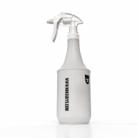 Nuke Guys Leerflasche 1L mit Canyon Sprühkopf weiß - Made in Germany