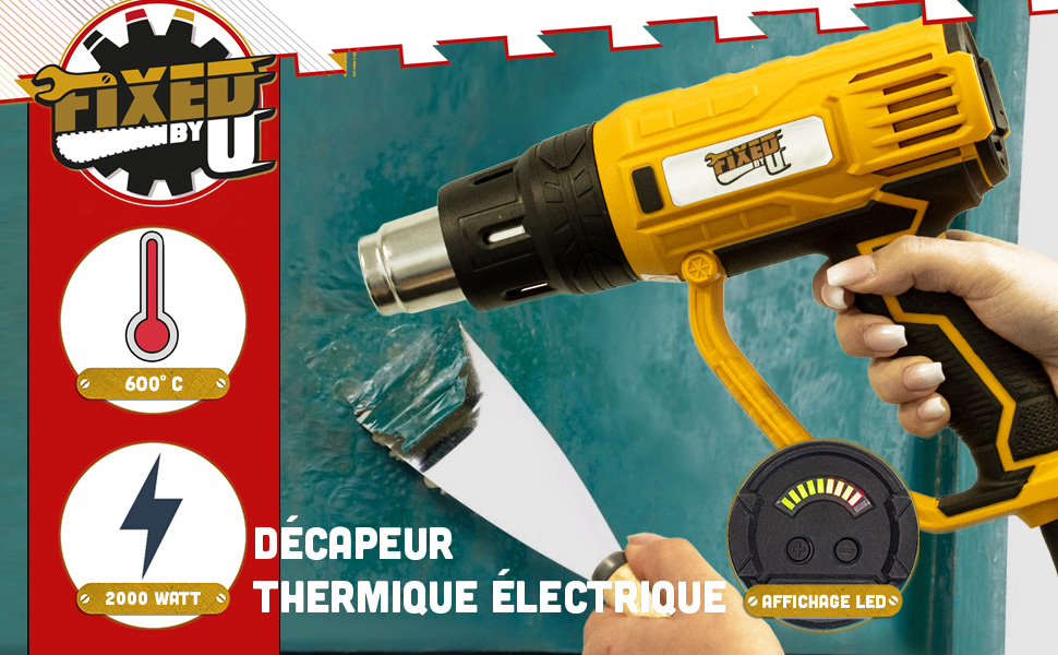 DEWALT - Decapeur Thermique avec Affichage Digital - D26414-QS